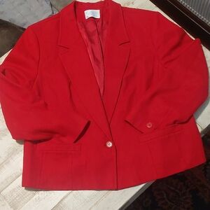 Pendleton Classic Red Blazer